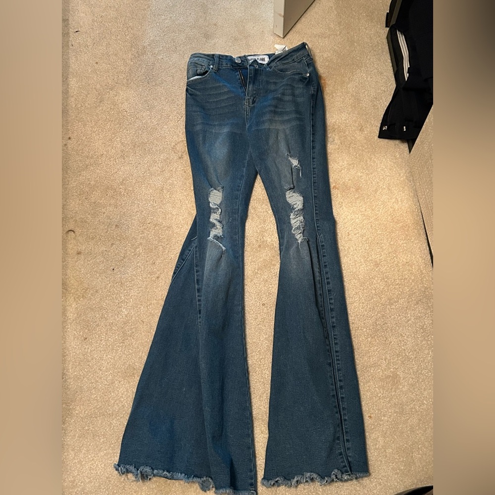 Refuge Denim Super Flare Jeans